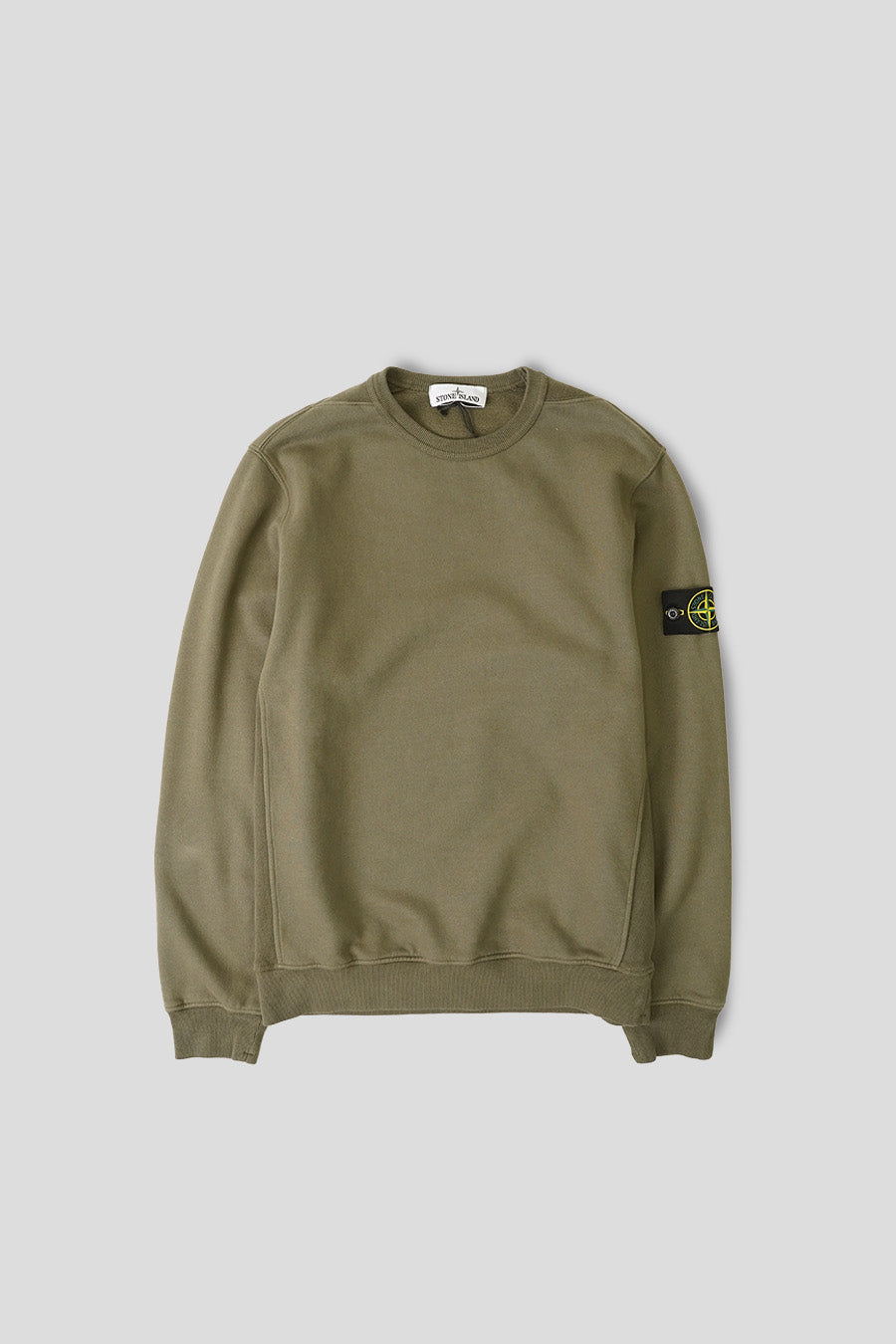 Stone Island - SWEAT-SHIRT VERT MILITAIRE - LE LABO STORE