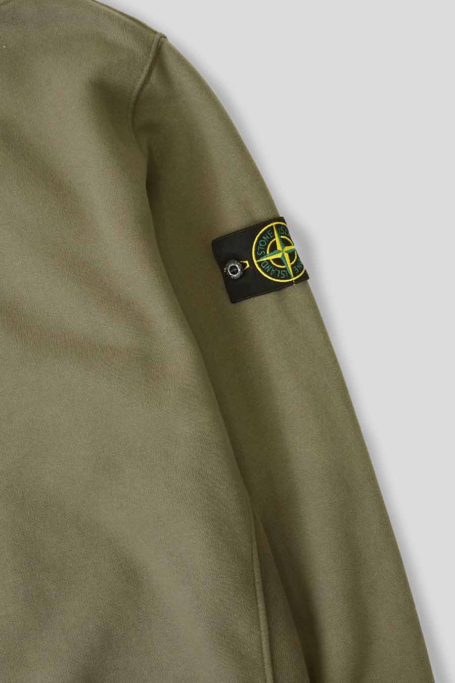 Stone Island - MILITARY GREEN CREWNECK  - LE LABO STORE
