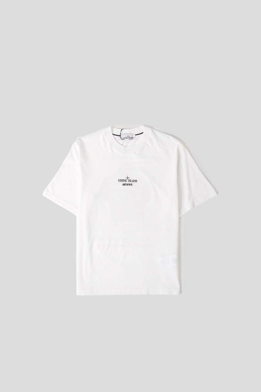 Stone Island - T-SHIRT ARCHIVIO FORMULA STEEL BLANC - LE LABO STORE