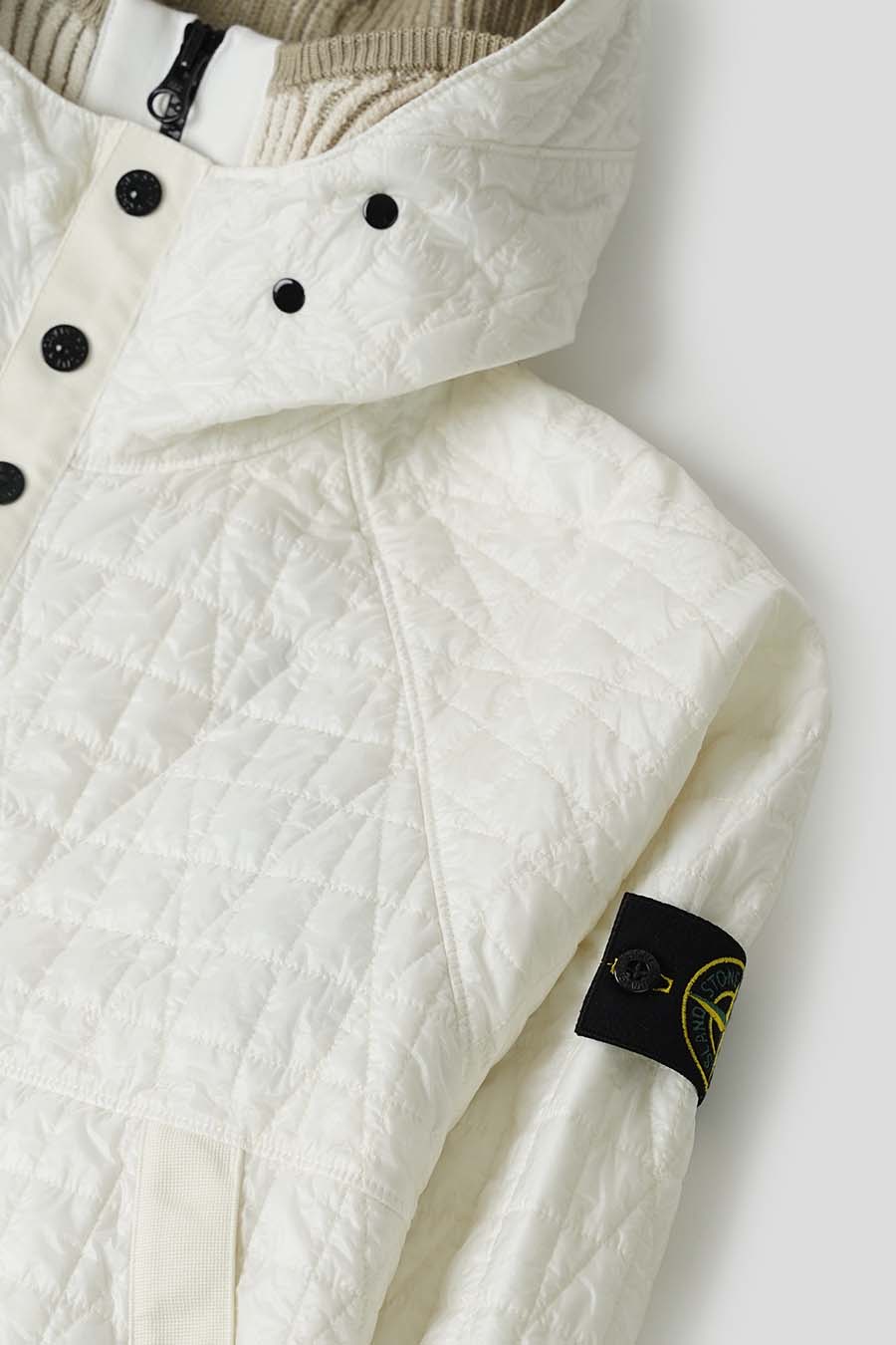 Stone Island - VESTE CRINKLE REPS NY QUILTED-TC IVOIRE - LE LABO STORE