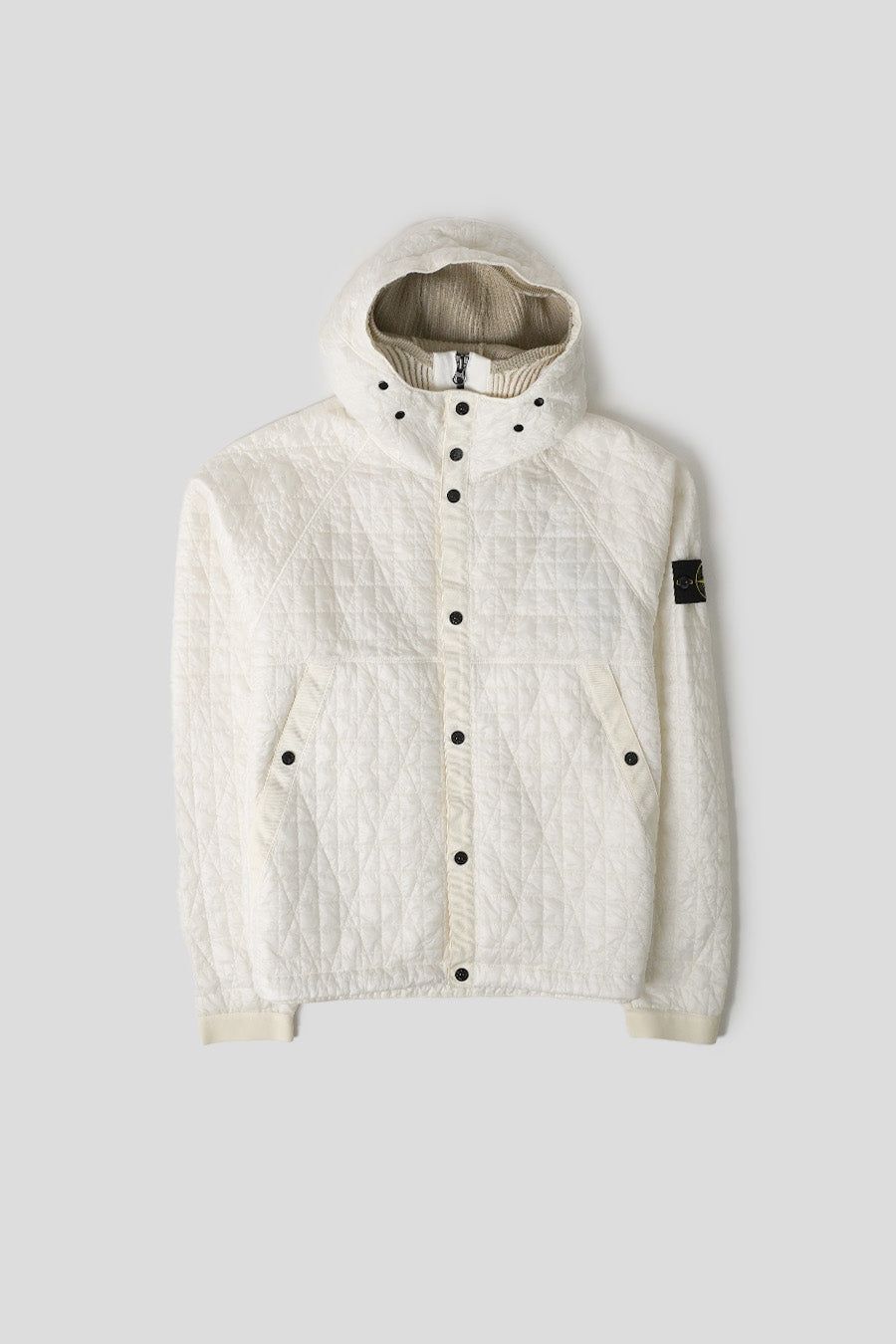 Stone Island - VESTE CRINKLE REPS NY QUILTED-TC IVOIRE - LE LABO STORE