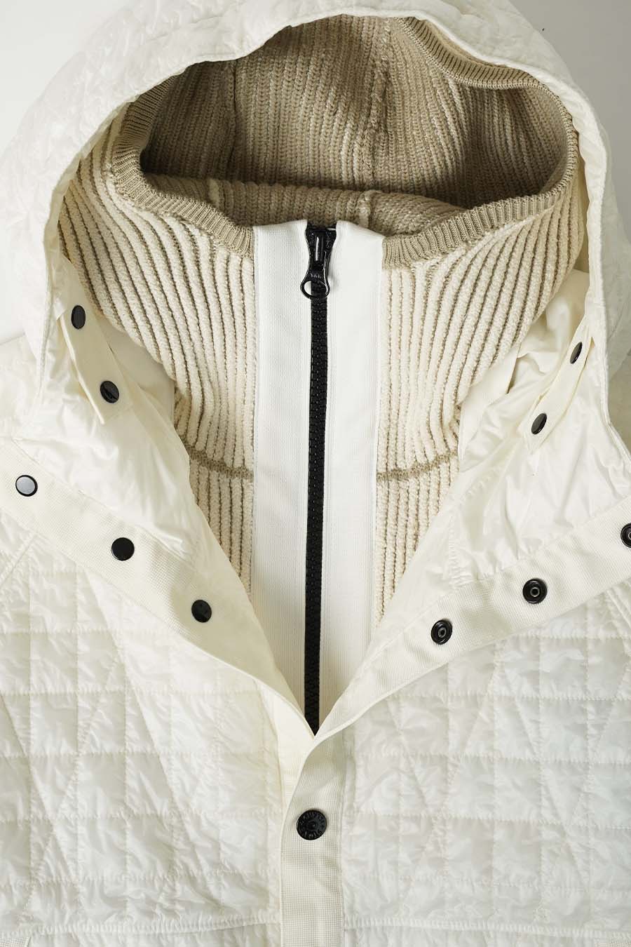 Stone Island - VESTE CRINKLE REPS NY QUILTED-TC IVOIRE - LE LABO STORE