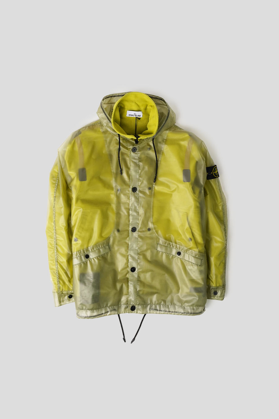 Stone Island - VESTE TRANSLUCENT COVER + COTTON MOLESKIN VERT FOUGÈRE - LE LABO STORE