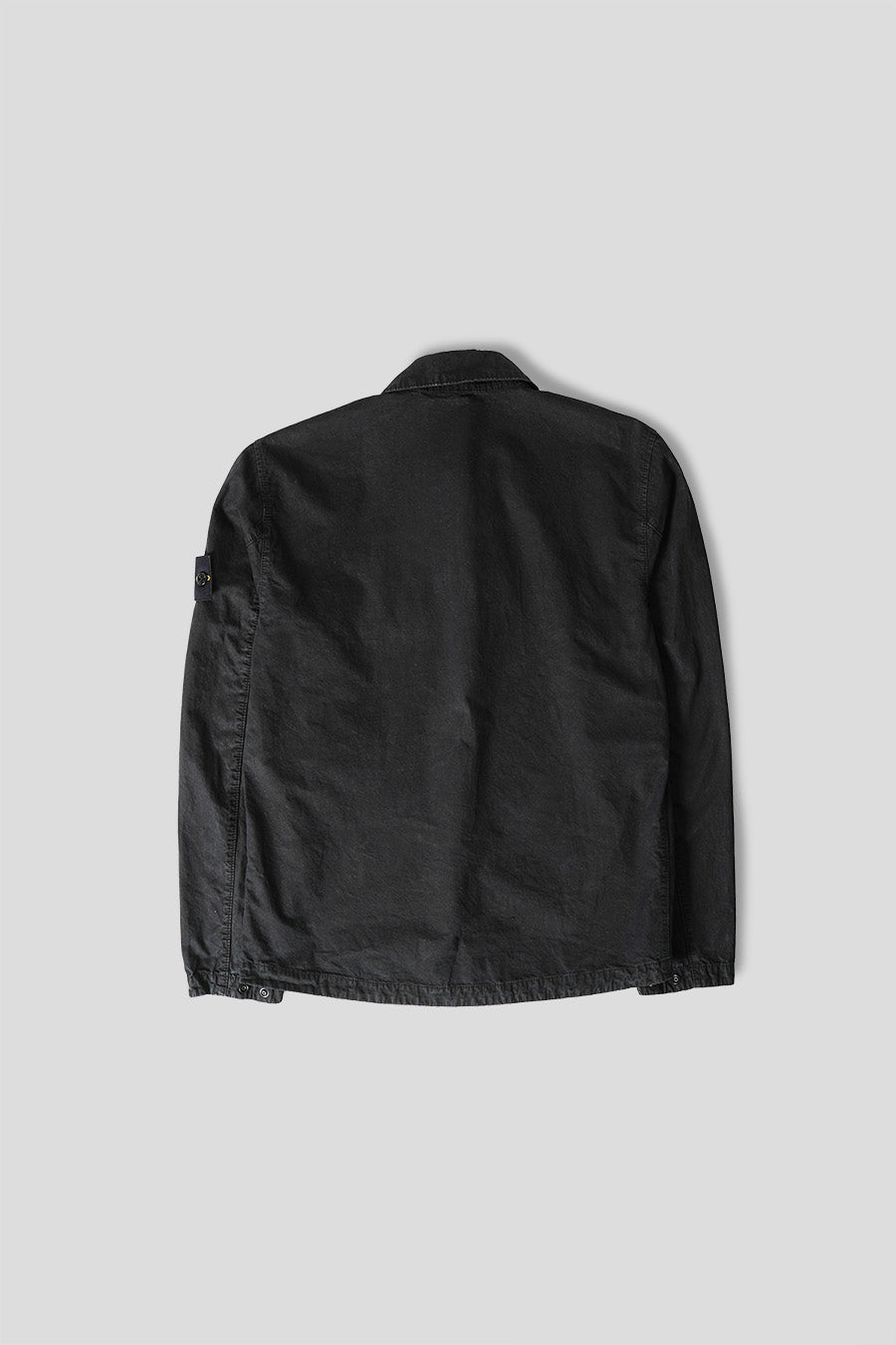 Stone Island - SURCHEMISE EN COTON NOIR - LE LABO STORE