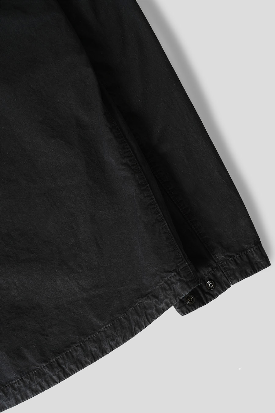 Stone Island - SURCHEMISE EN COTON NOIR - LE LABO STORE