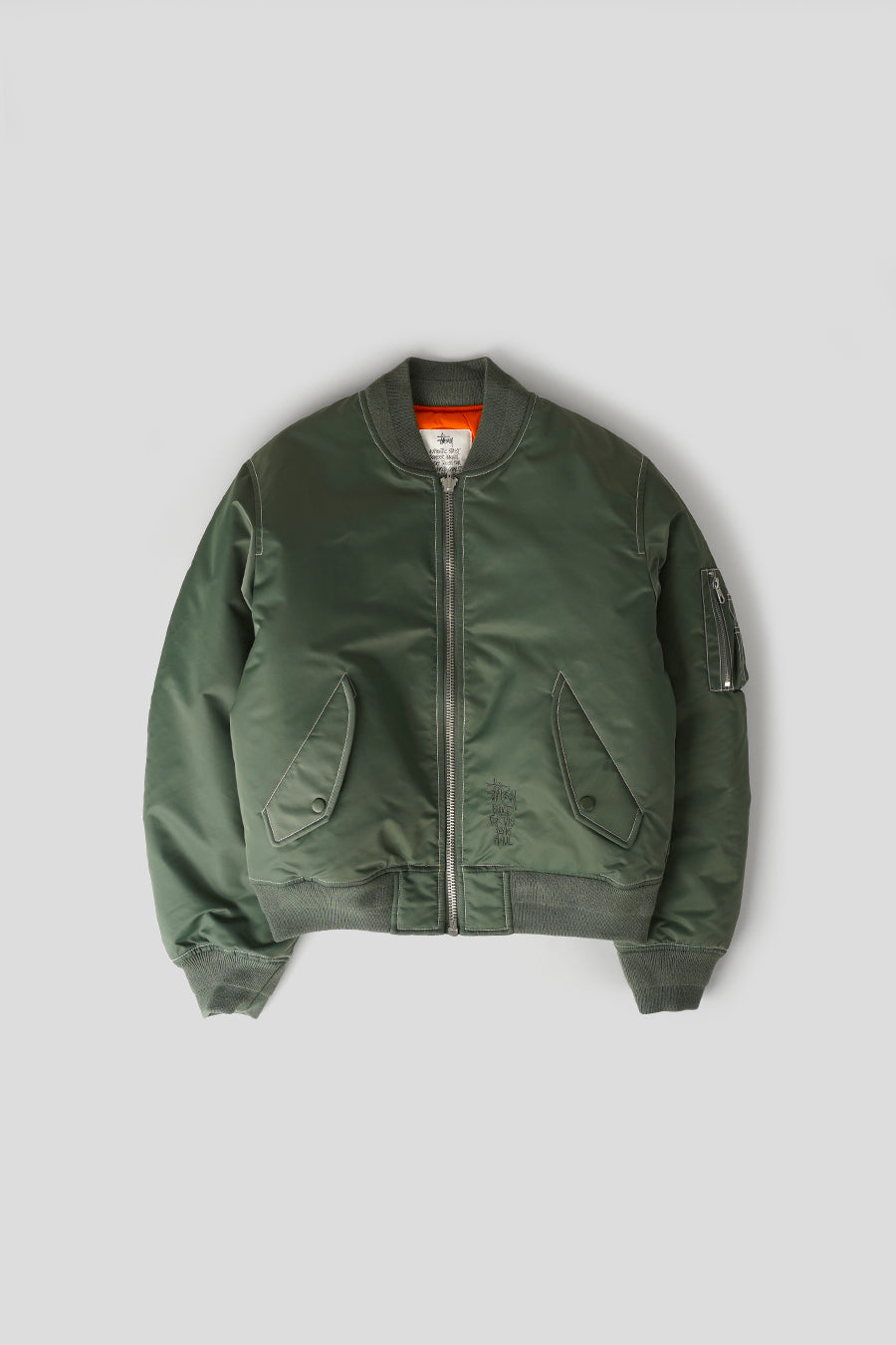 Stussy - BLOUSON BOMBER VERT - LE LABO STORE