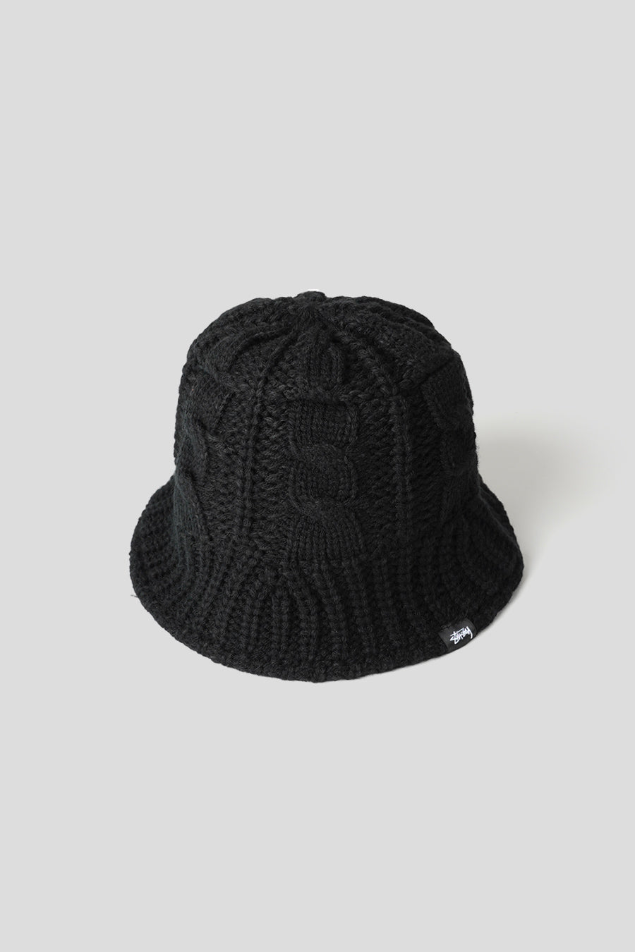 Stussy - BLACK KNIT BUCKET HAT - LE LABO STORE