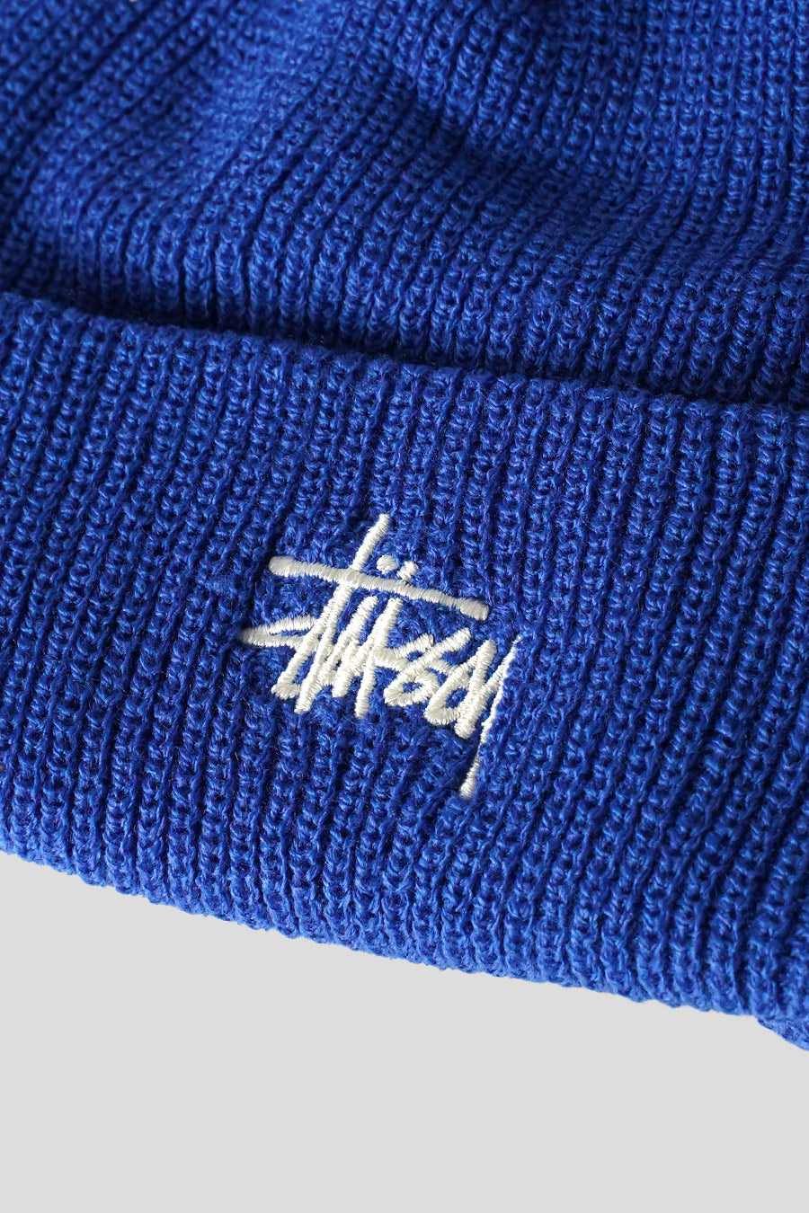 Stussy - BEANIE BASIC STUSSY CUFF BLUE - LE LABO STORE