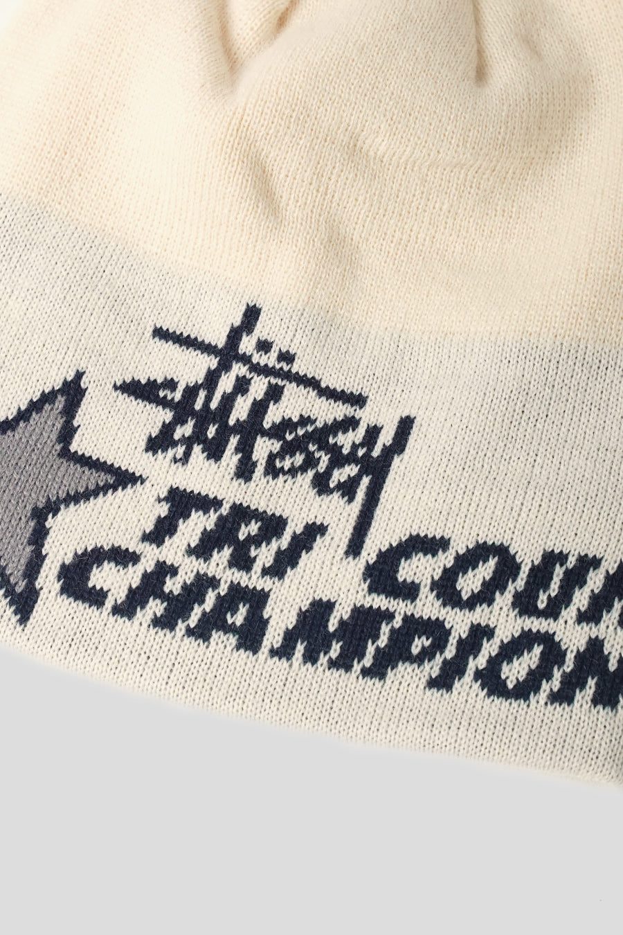 Stussy - BONNET SKULLCAP TRI COUNTRY BLANC NATUREL - LE LABO STORE