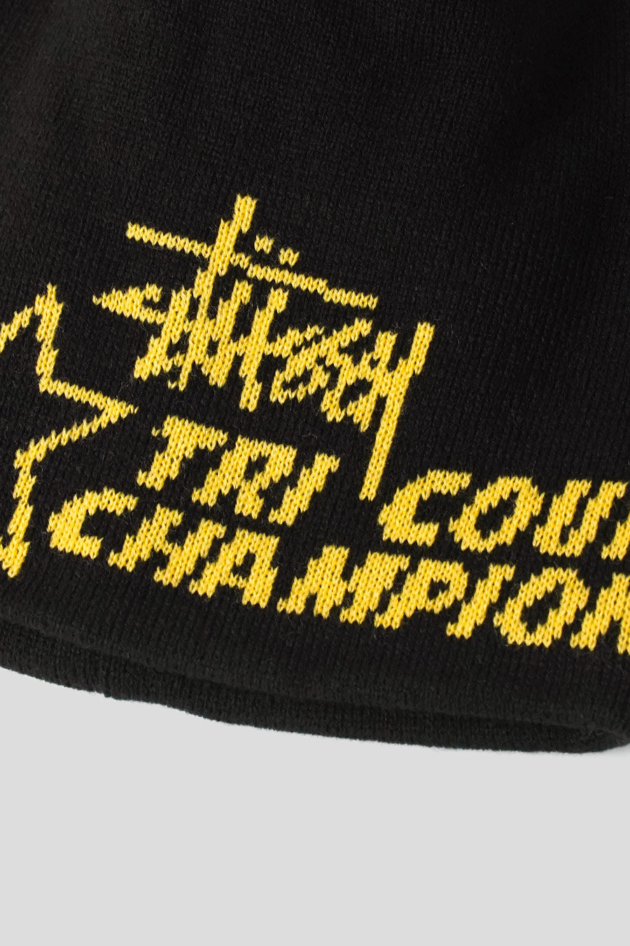 Stussy - BONNET SKULLCAP TRI COUNTRY NOIR - LE LABO STORE