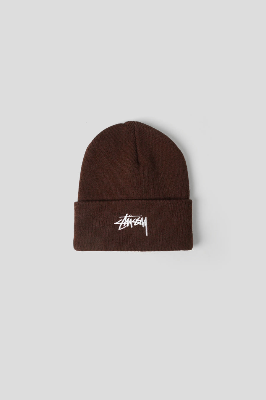 Stussy - BONNET STOCK CUFF MARRON FONCÉ - LE LABO STORE