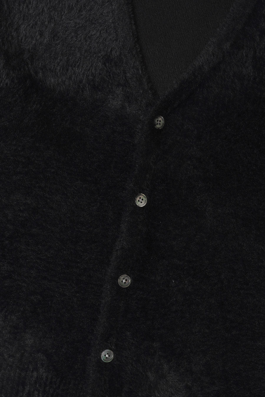 Stussy - BLACK SHAGGY CARDIGAN