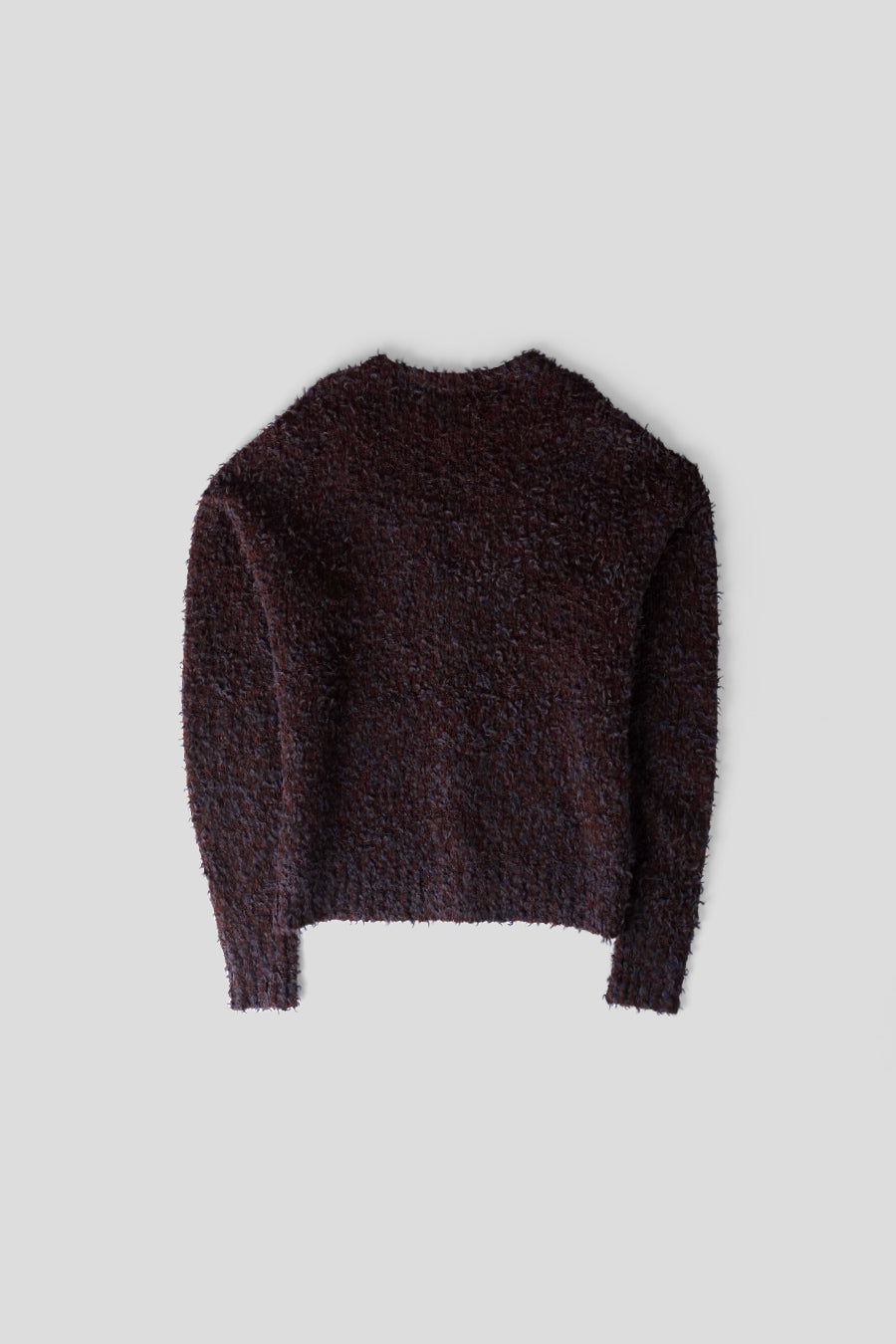 Stussy - CARDIGAN TEXTURED MARRON FONCÉ - LE LABO STORE