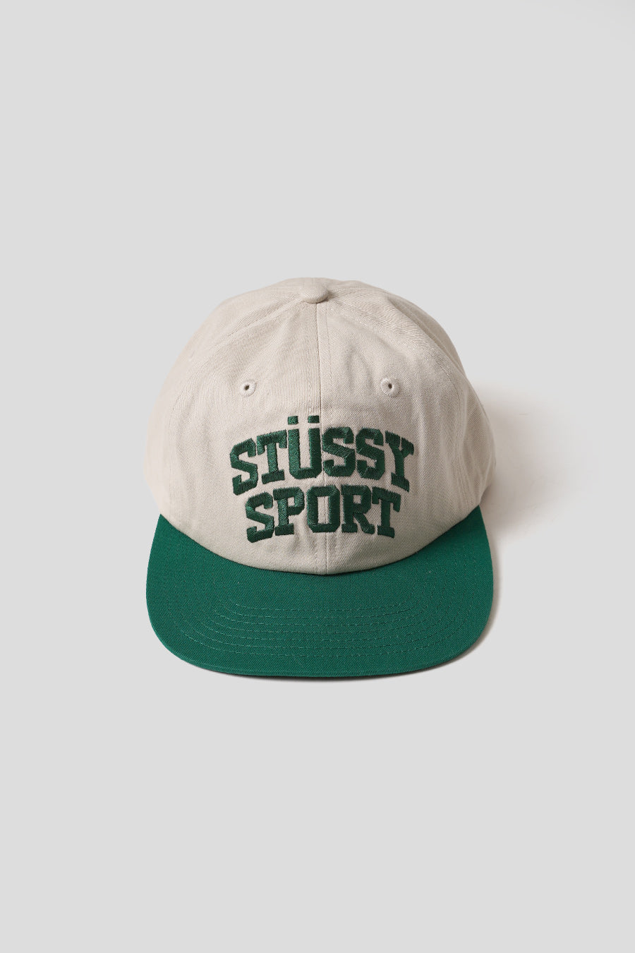 Stussy - WHITE AND GREEN SPORTS CAP  - LE LABO STORE