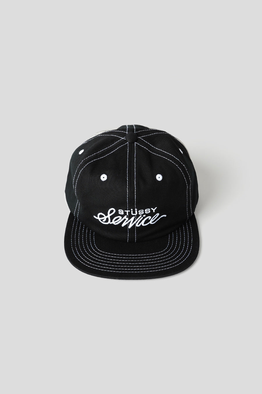 Stussy - CASQUETTE MID-DEPTH SERVICE STRAPBACK NOIR - LE LABO STORE