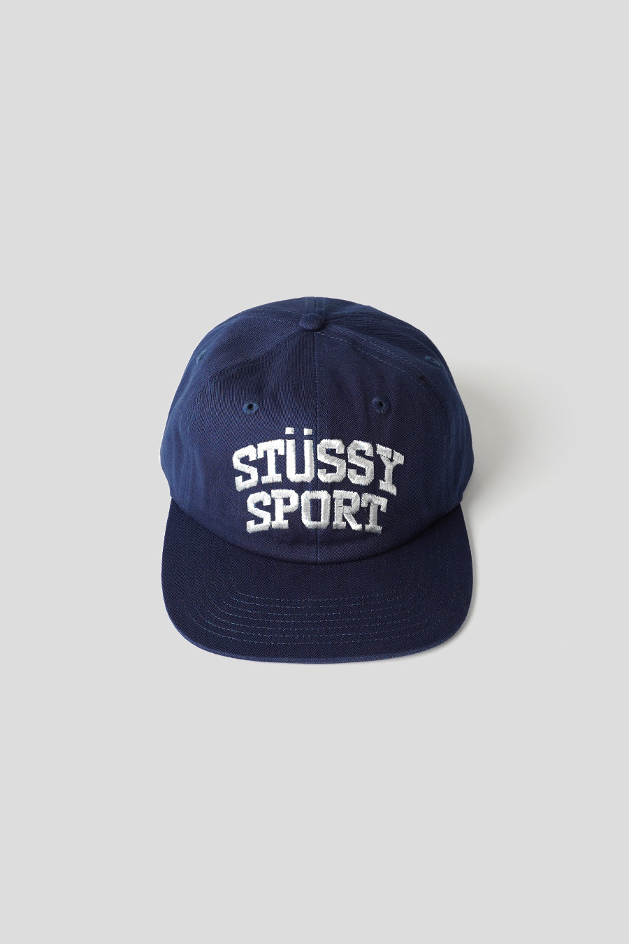 Stussy -  NAVY AND METALLIC MID-DEPTH SPORT CAP - LE LABO STORE