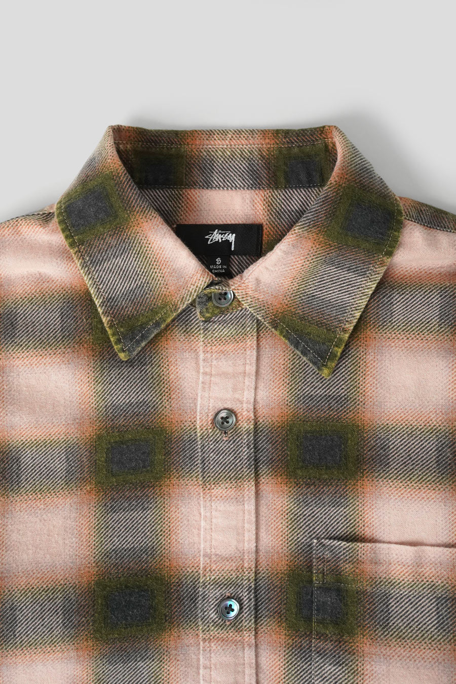 Stussy - CHEMISE JUNE PLAID ROSE - LE LABO STORE