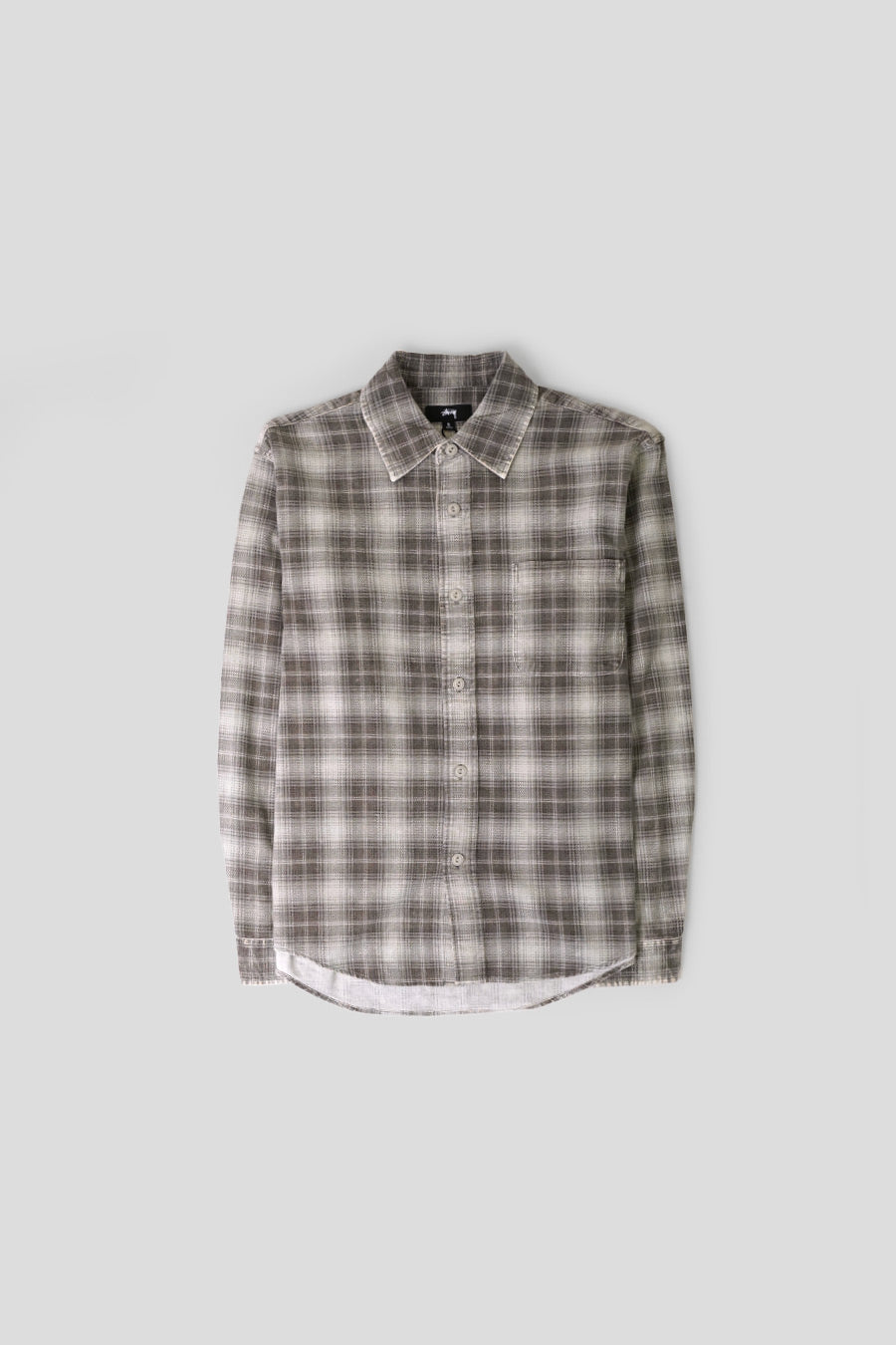 Stussy - CHEMISE MANCHES LONGUES DEX PLAID MARRON - LE LABO STORE