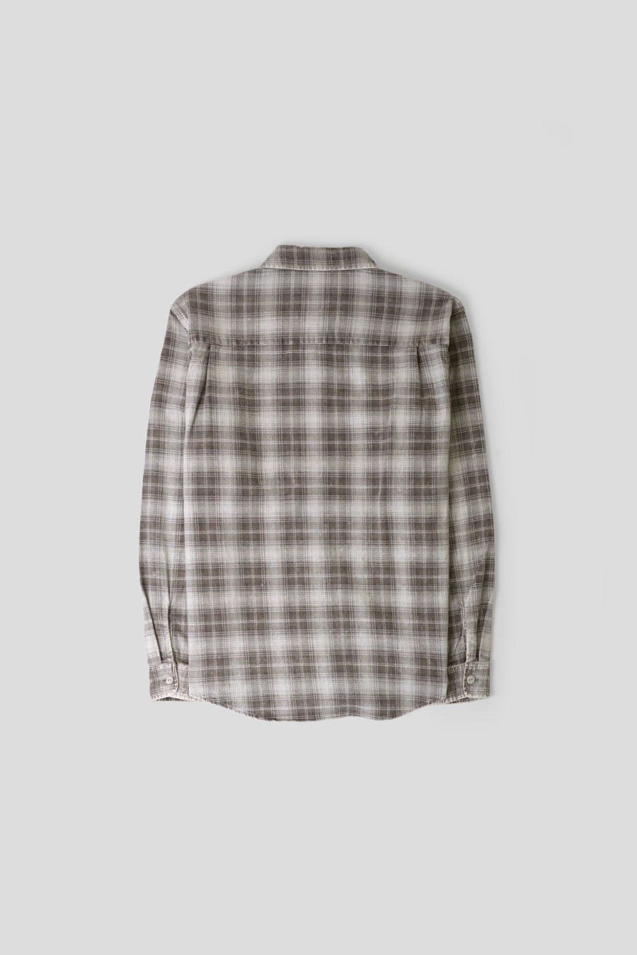 Stussy - CHEMISE MANCHES LONGUES DEX PLAID MARRON - LE LABO STORE