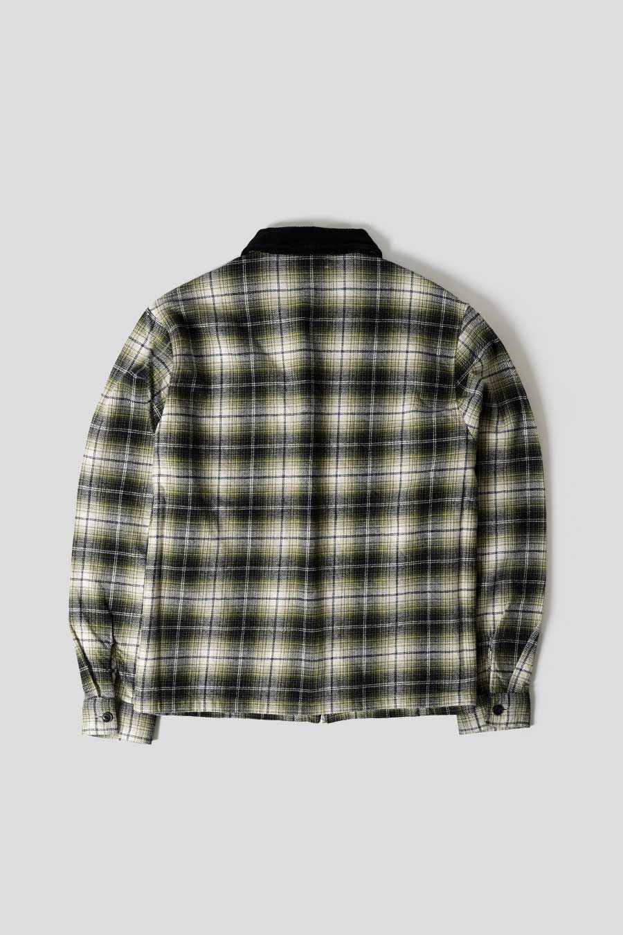 Stussy - TAUPE FRANCK PLAID ZIP SHIRT – LE LABO STORE