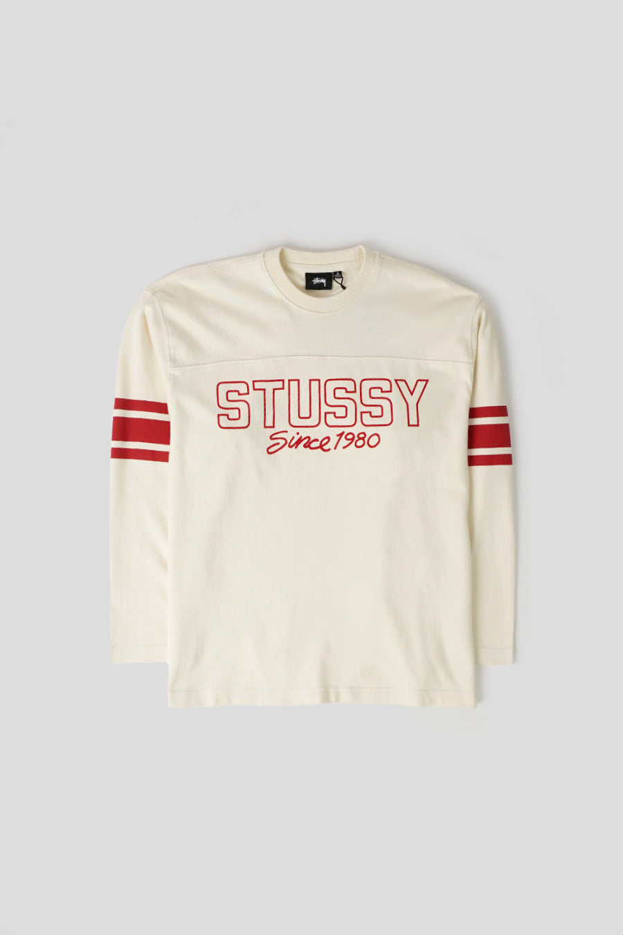 Stussy - CREWNECK FOOTBALL BEIGE - LE LABO STORE