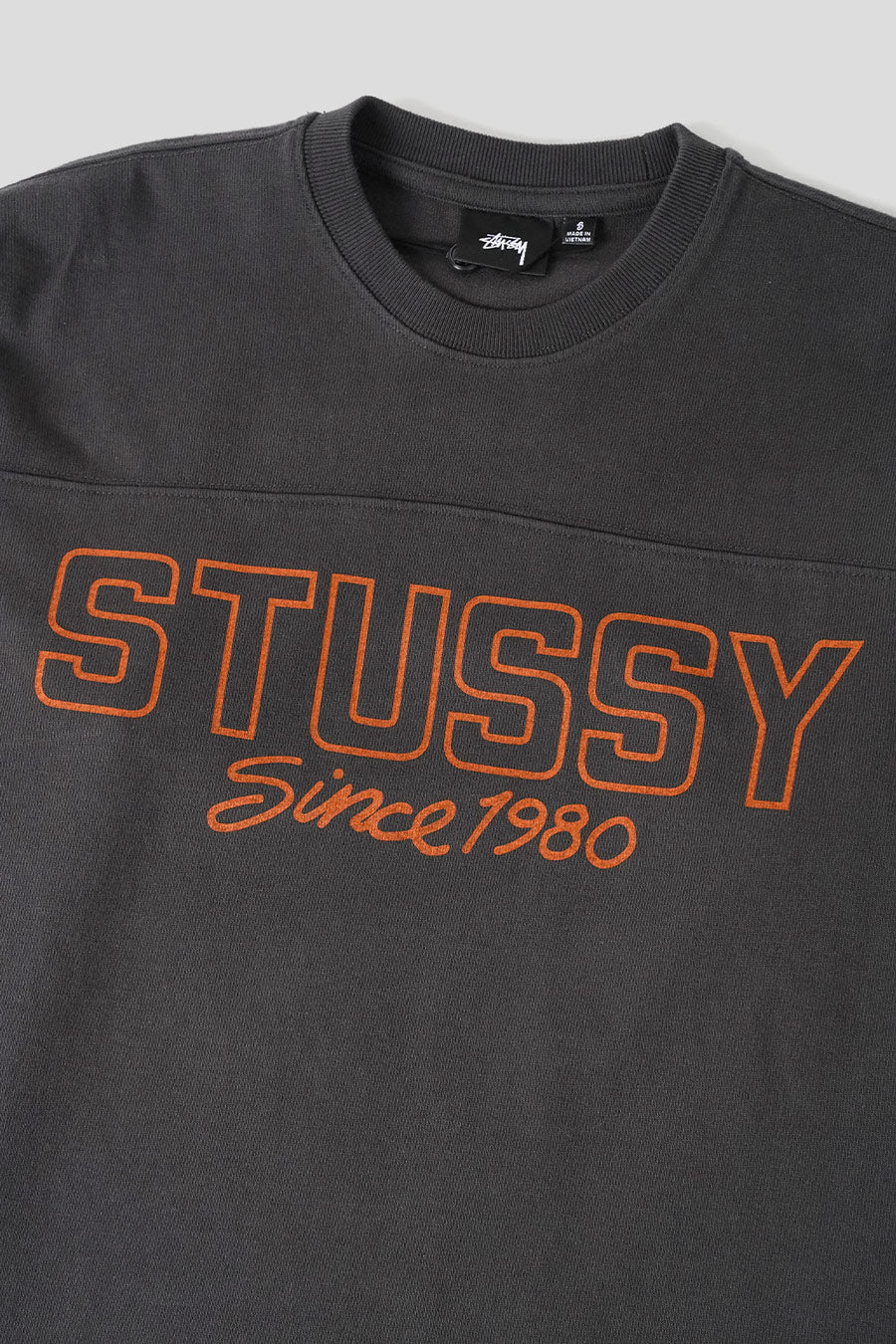 Stussy - CREWNECK FOOTBALL NOIR - LE LABO STORE