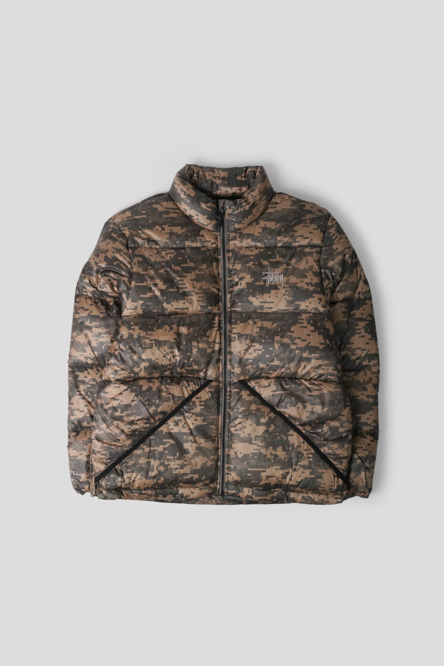 Stussy - DOUDOUNE DOWN MOCK MICRO RIPSTOP DIGI CAMO - LE LABO STORE