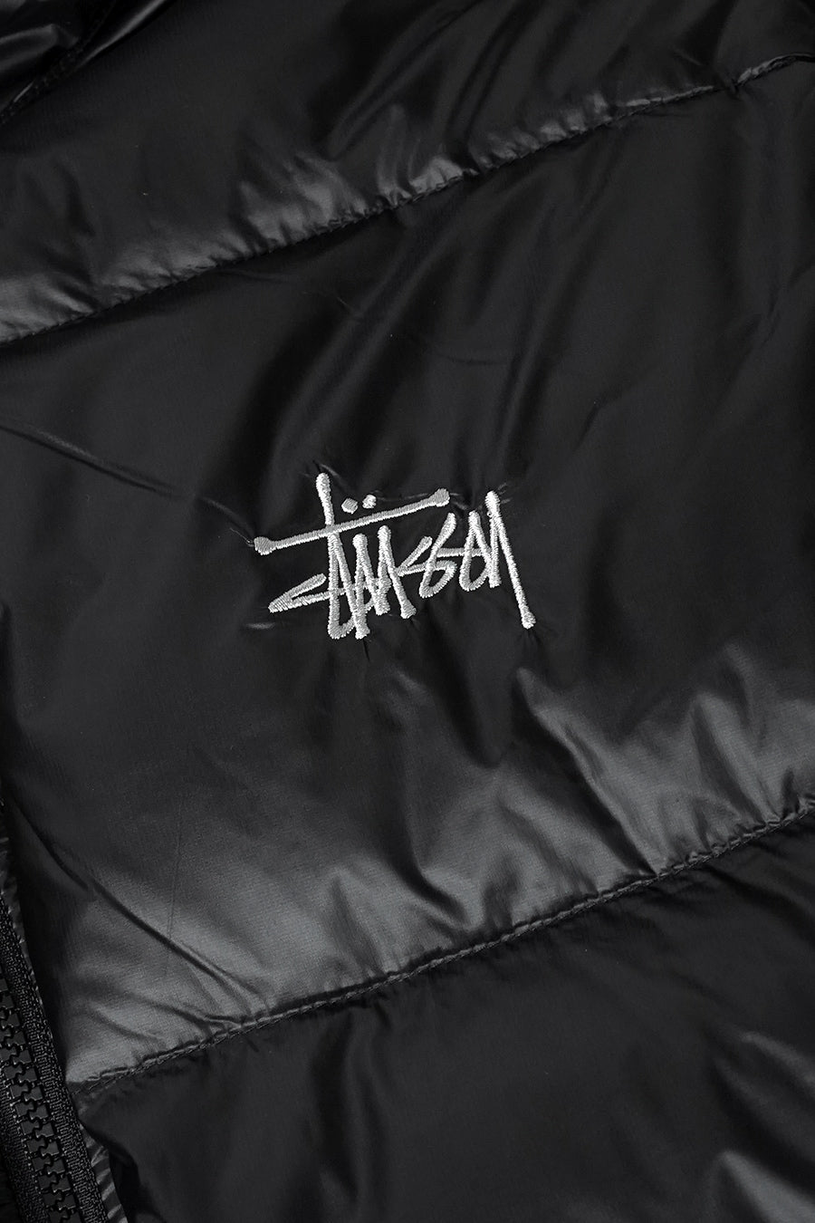 Stussy - DOUDOUNE DOWN PARKA MICRO RIPSTOP NOIRE - LE LABO STORE