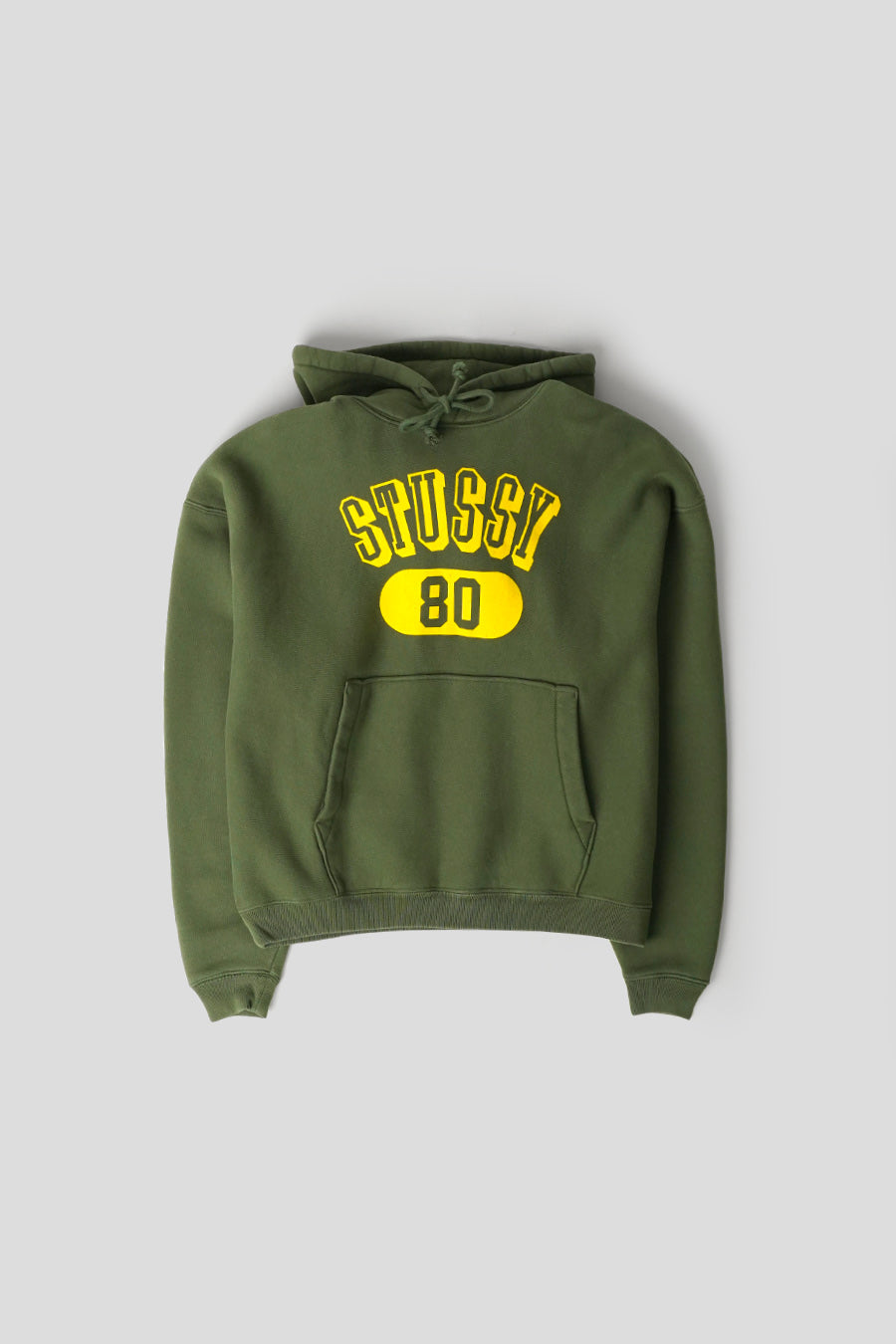 Stussy - HOODIE 80 VERT ET JAUNE - LE LABO STORE