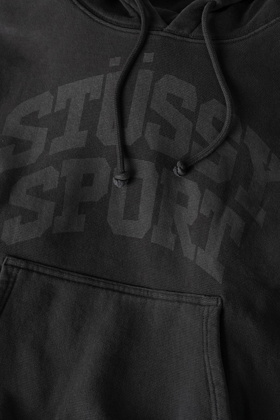 Stussy - FADED BLACK BLOCK SPORT GAR. DYED HOODIE - LE LABO STORE