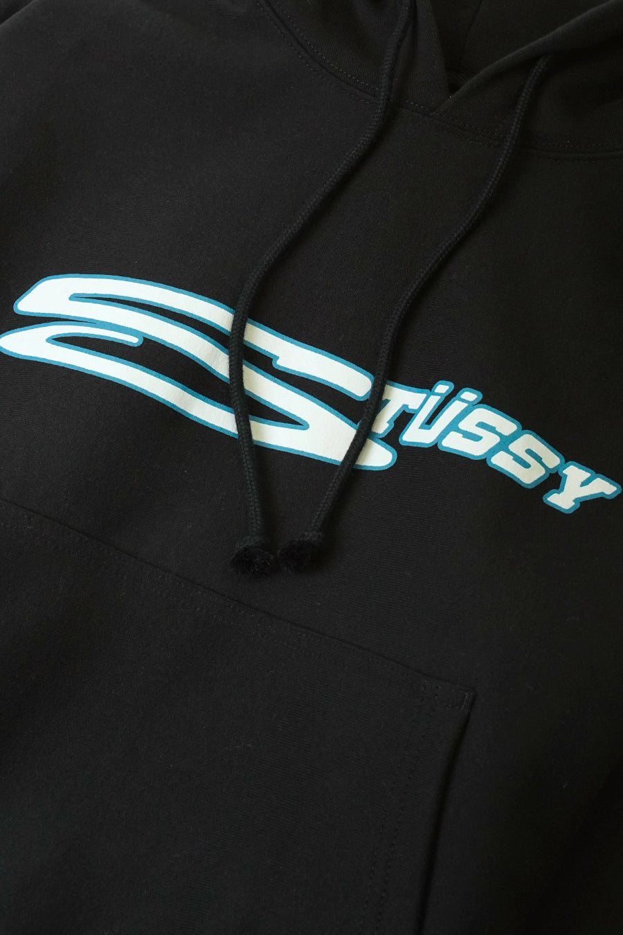 Stussy - HOODIE STRETCH NOIR - LE LABO STORE