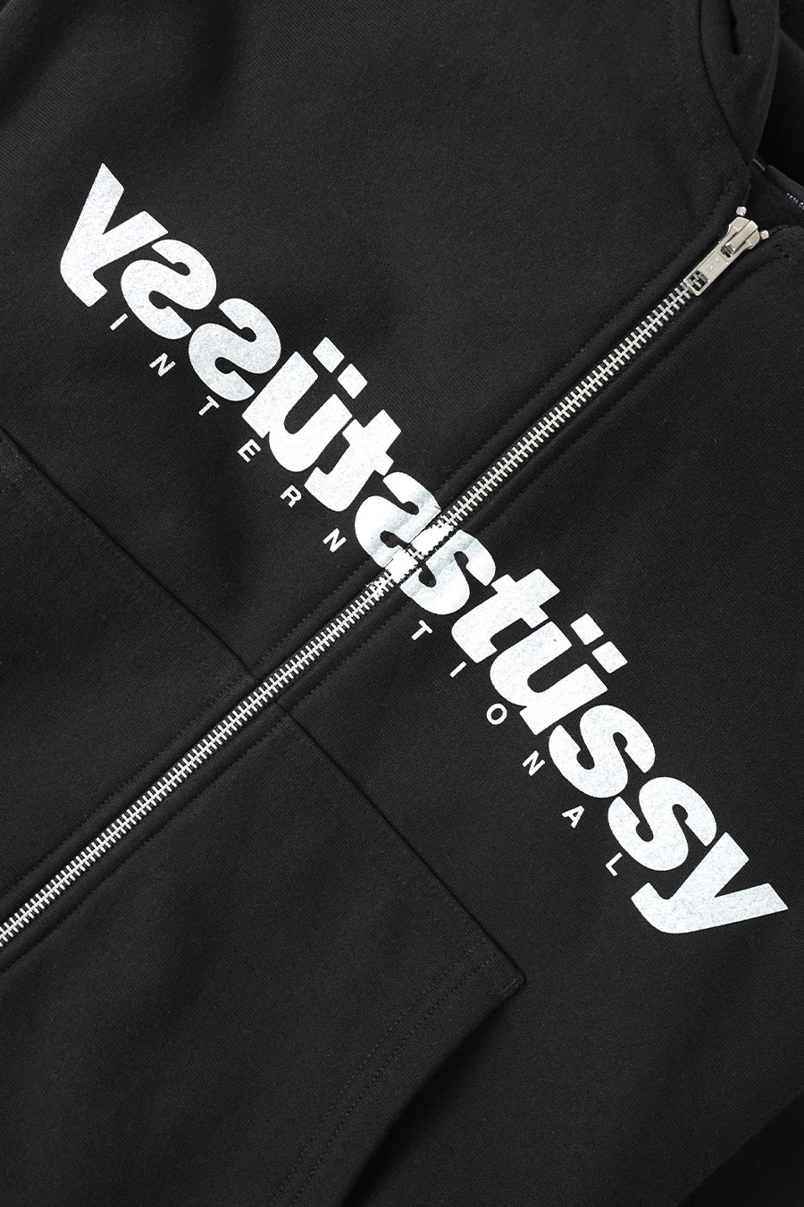 Stussy - HOODIE ZIP MIRROR NOIR - LE LABO STORE