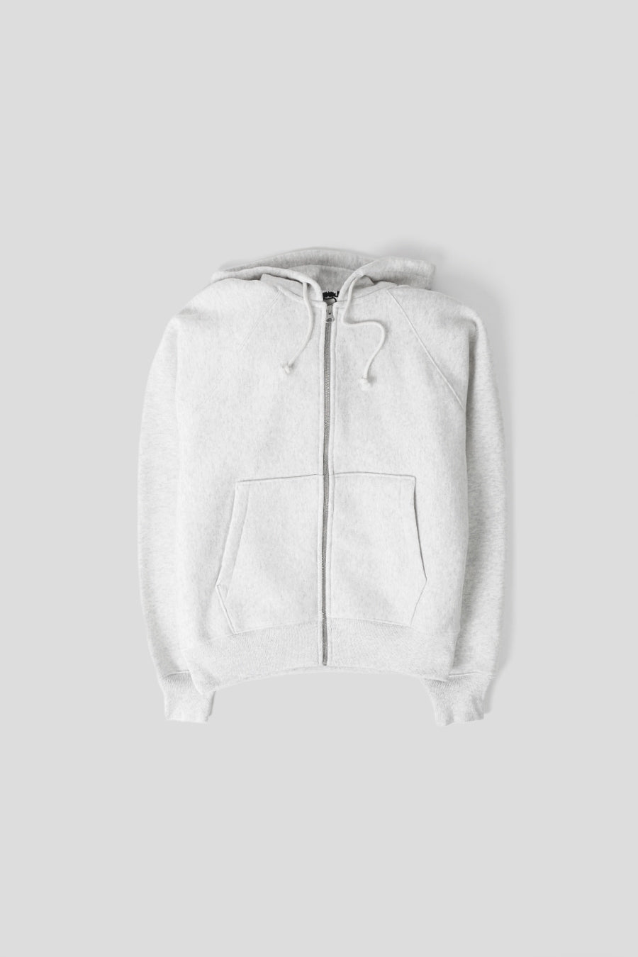 Stussy - HOODIE ZIP RAGLAN GRIS CHINÉ - LE LABO STORE