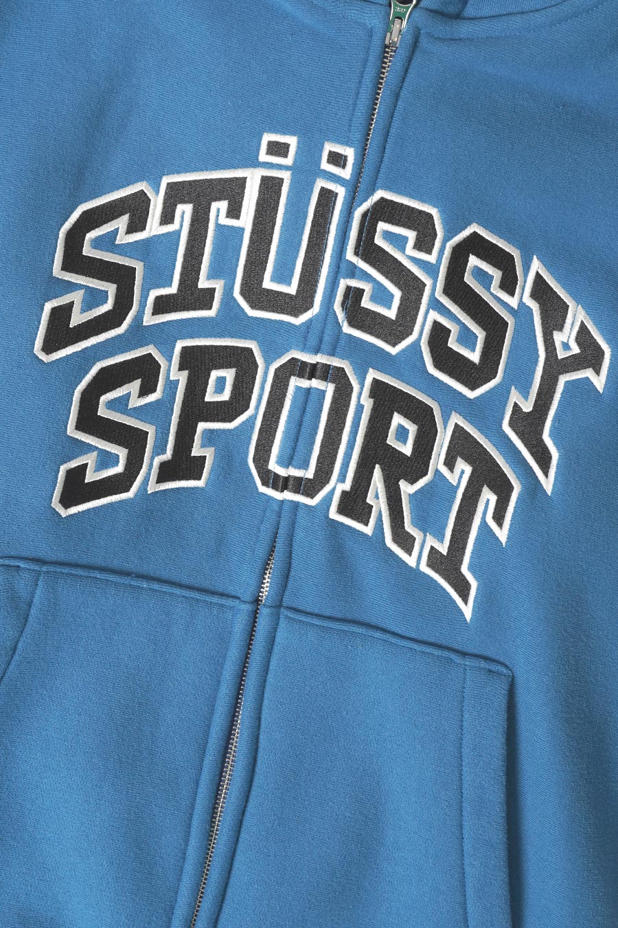Stussy - BLUE SPORT HOODIE ZIP – LE LABO STORE Stussy - BLUE SPORT HOODIE ZIP – LE LABO STORE