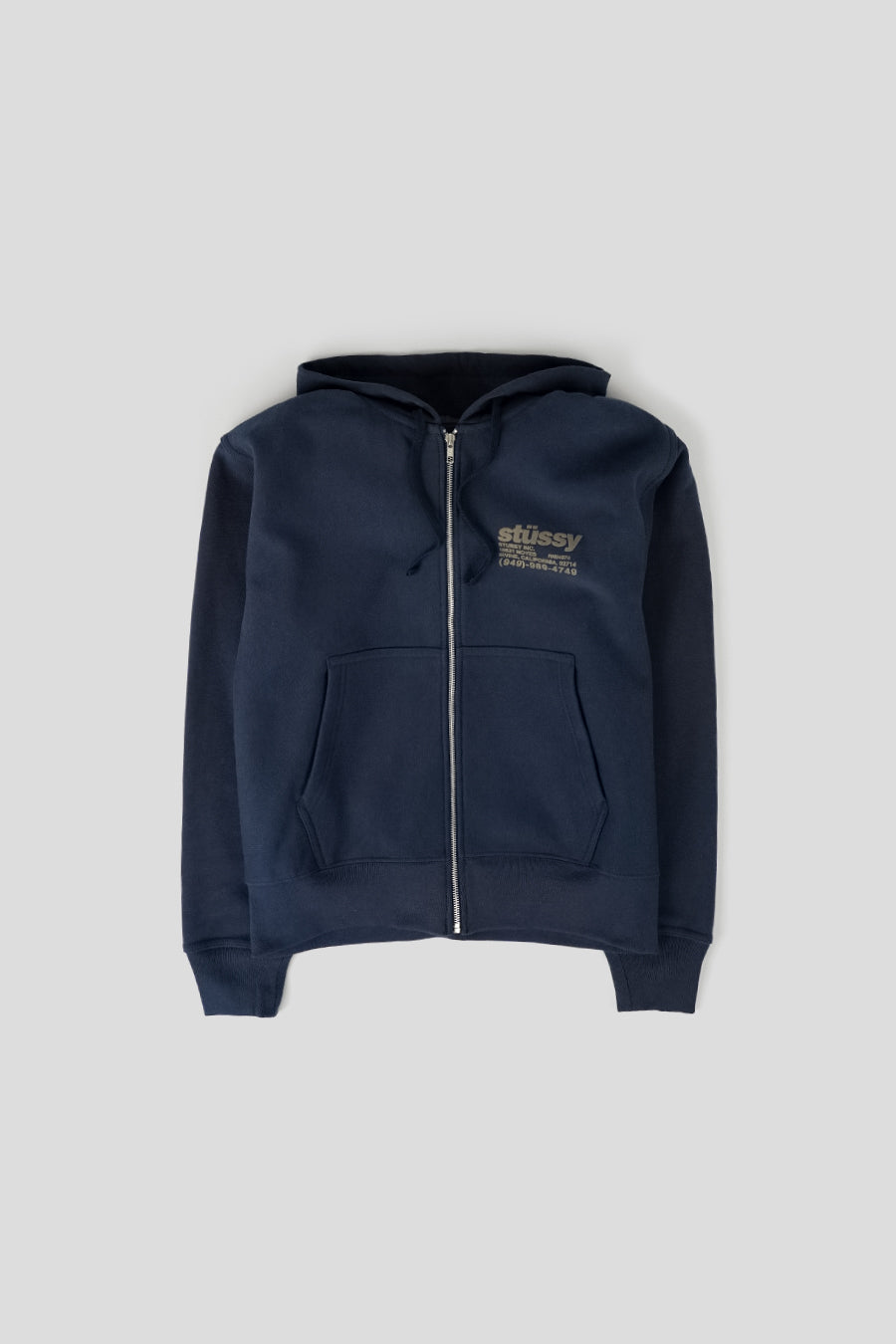 Stussy - HOODIE ZIPPÉ DNA BLEU MARINE - LE LABO STORE