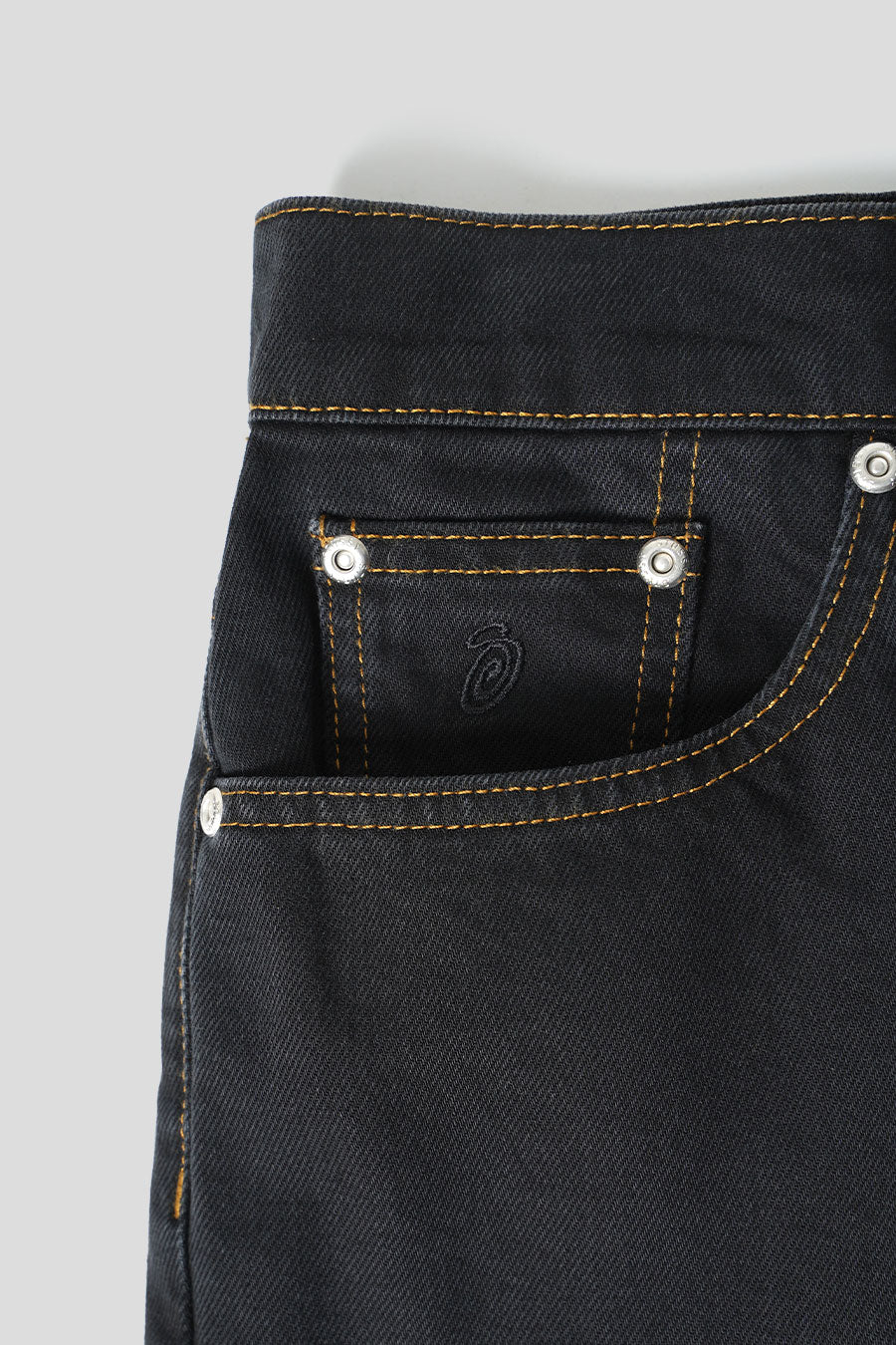 Stussy - BIG OL JEAN DENIM WASHED BLACK - LE LABO STORE