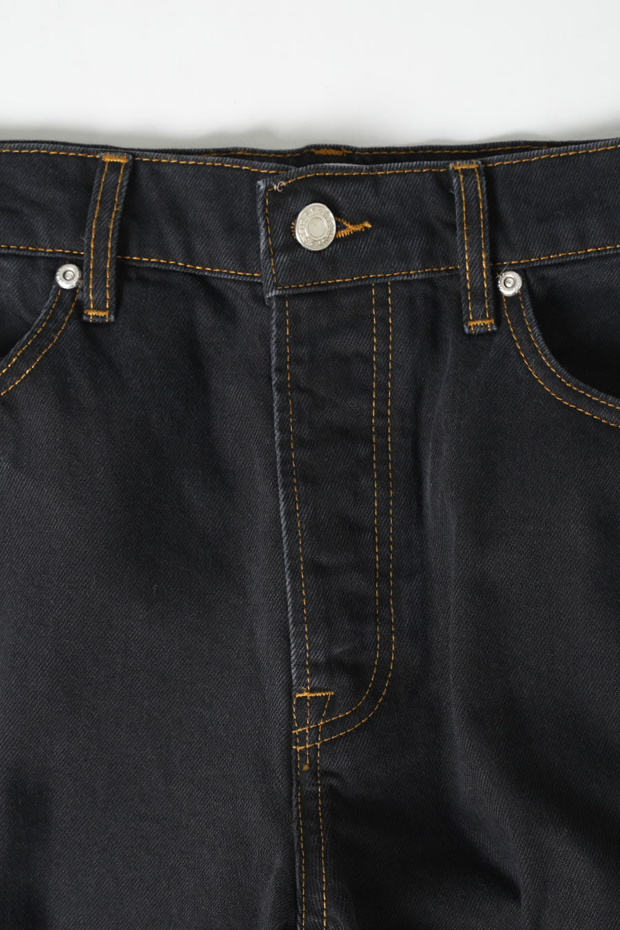 Stussy - WASHED BLACK BIG OL DENIM JEANS