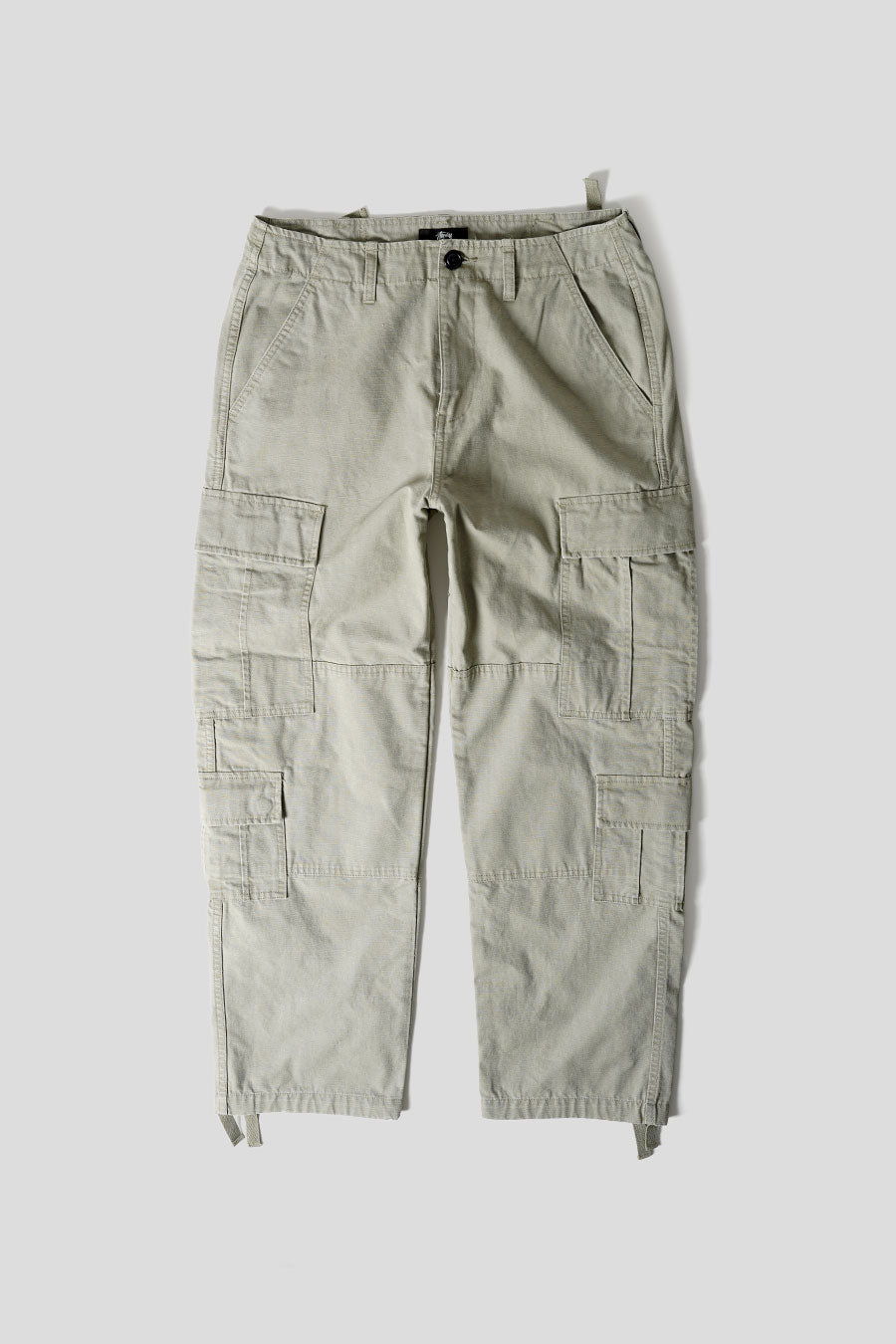Stussy - SURPLUS OLIVE RIPSTOP CARGO TROUSERS - LE LABO STORE