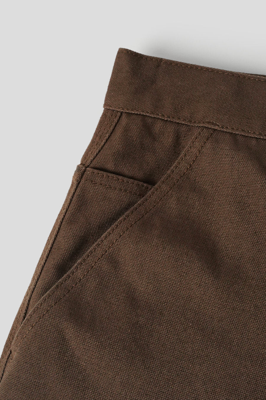 Stussy - PANTALON CARPENTER CANVAS MARRON - LE LABO STORE