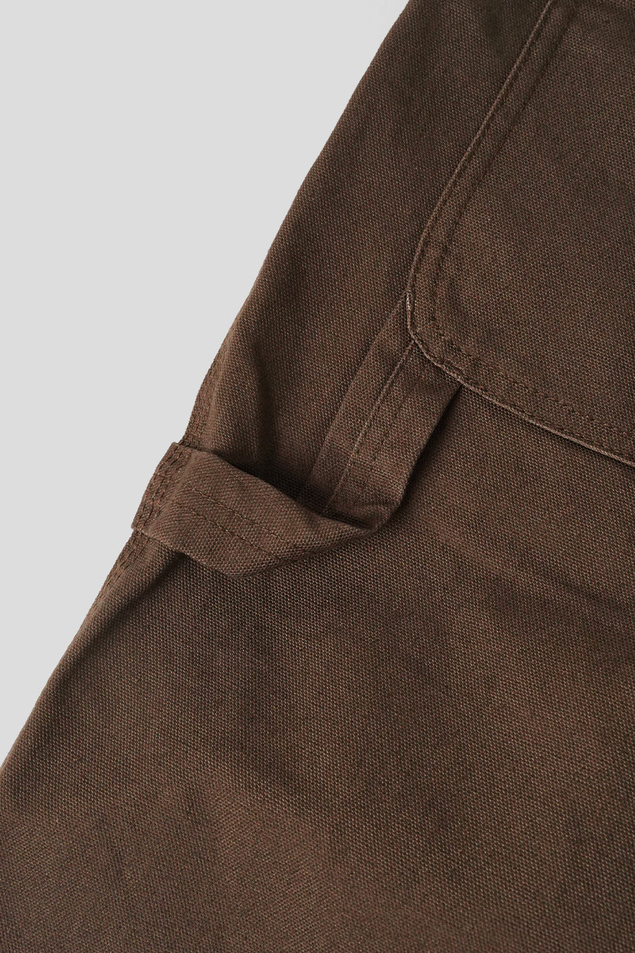 Stussy - PANTALON CARPENTER CANVAS MARRON - LE LABO STORE