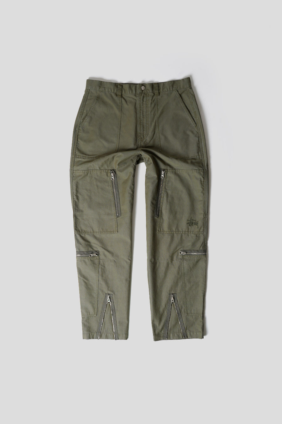Stussy - FLIGHT NYCO OLIVE TROUSERS - LE LABO STORE