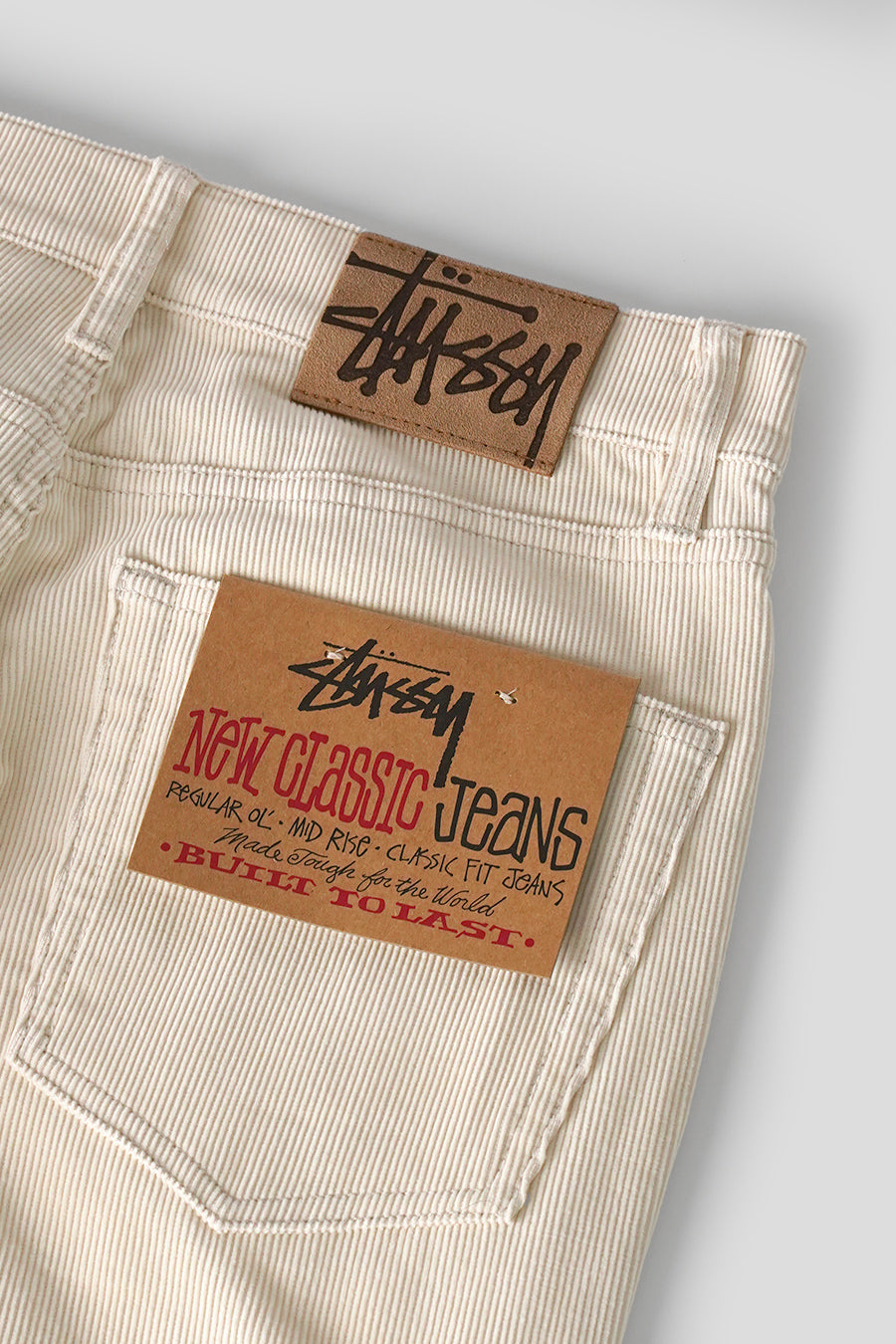 Stussy - PANTALON NEW CLASSIC CORDUROY BEIGE - LE LABO STORE