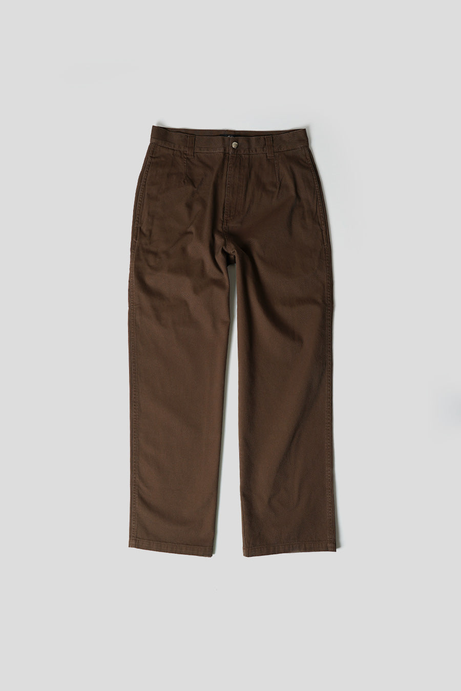 Stussy - BROWN WORKGEAR TWILL TROUSERS - LE LABO STORE