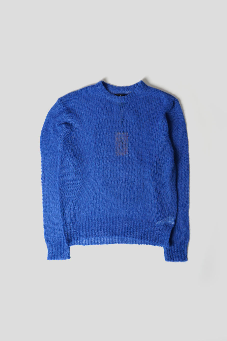 Stussy - BLUE LOOSE-FITTING KNITTED PULLOVER S - LE LABO STORE