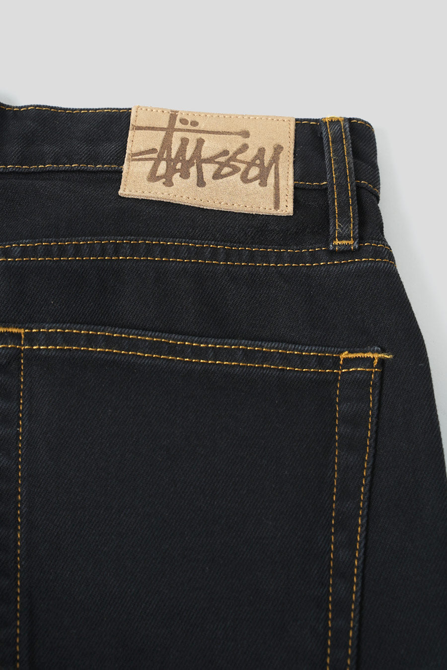 Stussy WASHED BLACK BIG OL DENIM SHORTS LE LABO STORE stussy-washed-black-big-ol-denim-shorts-le-labo-store
