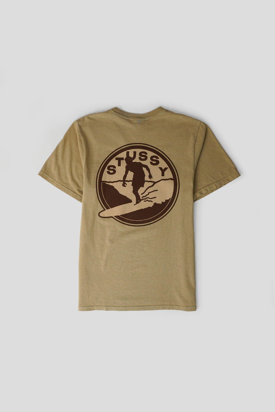 Stussy - T-SHIRT SURF CLUB PIG. DYED BEIGE - LE LABO STORE