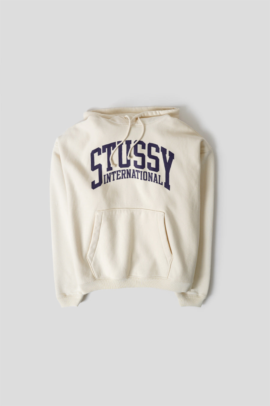 Stussy - IVORY RELAXED INTERNATIONAL HOODIE - LE LABO STORE