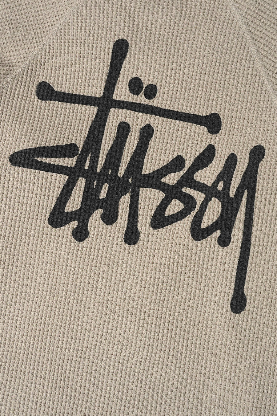 Stussy - BONE BASIC STOCK THERMAL CREWNECK  - LE LABO STORE