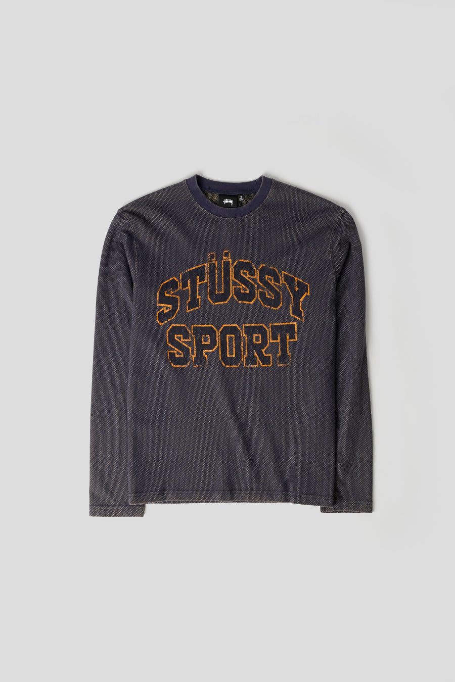 Stussy - T-SHIRT À MANCHES LONGUES 2TONE BLEU MARINE - LE LABO STORE