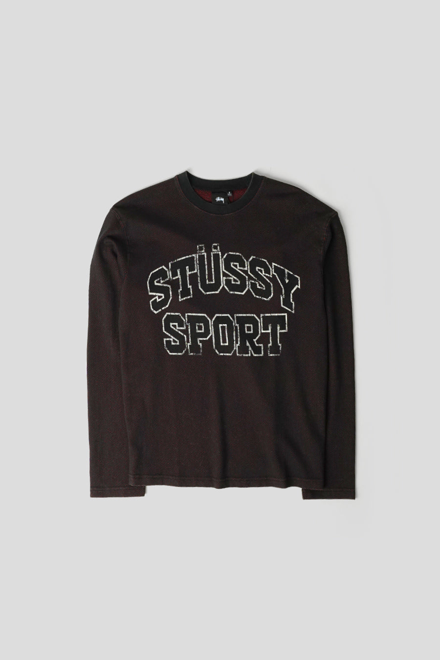 Stussy - T-SHIRT À MANCHES LONGUES 2TONE NOIR - LE LABO STORE